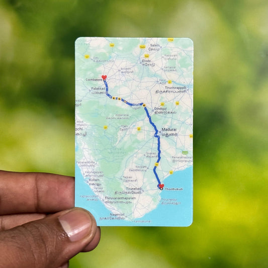 Map Wallet Card