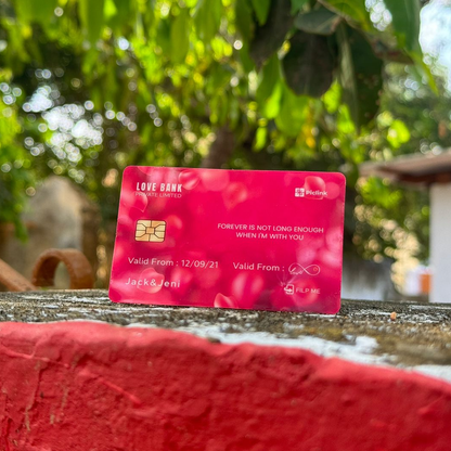 Love Bank wallet card